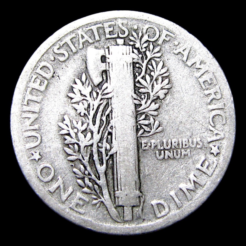 1921 Mercury Dime Silver ---- Nice Coin ---- #370U
