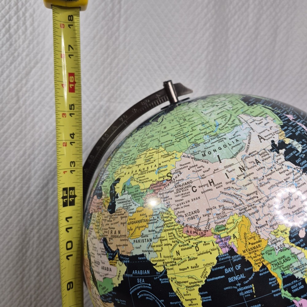 Replogle Orion 12" Black Illuminated Globe Lighted