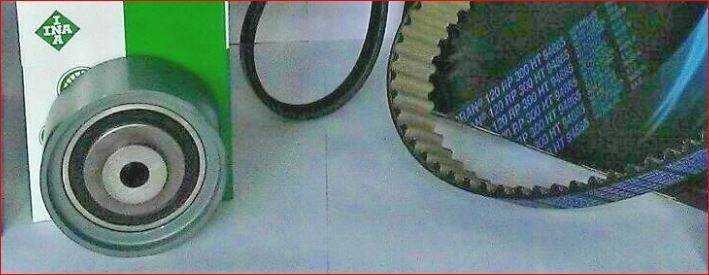 INA DISTRIBUTION KIT + WATER PUMP + BELT SERV FOR VW-GOLFIV (1J1)-1.9 TDI MOTION