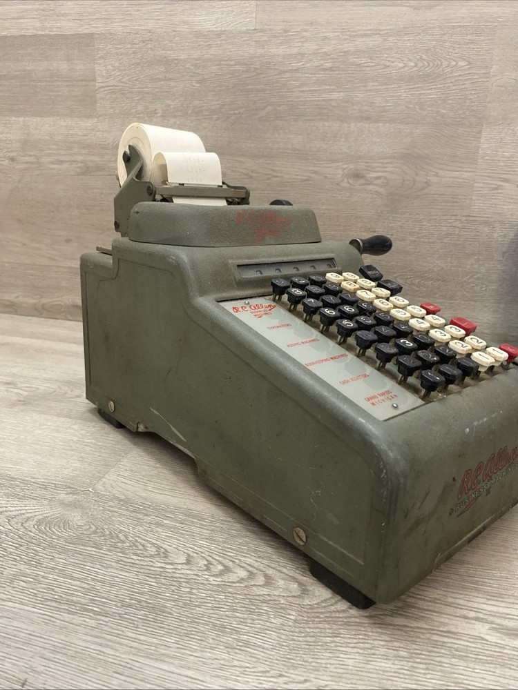 Vintage 1940s RC Allen Figuring Machine Adding Subtracting