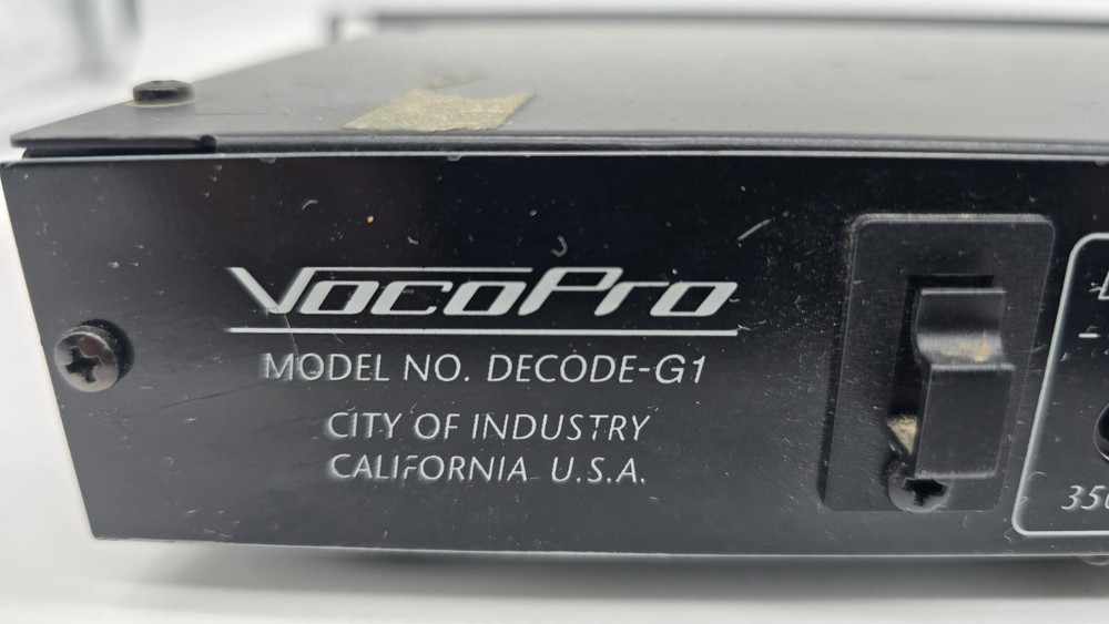 VOCOPRO DECODE G-1 CD Graphics Decoder Karaoke CD Decoder Tested & Working