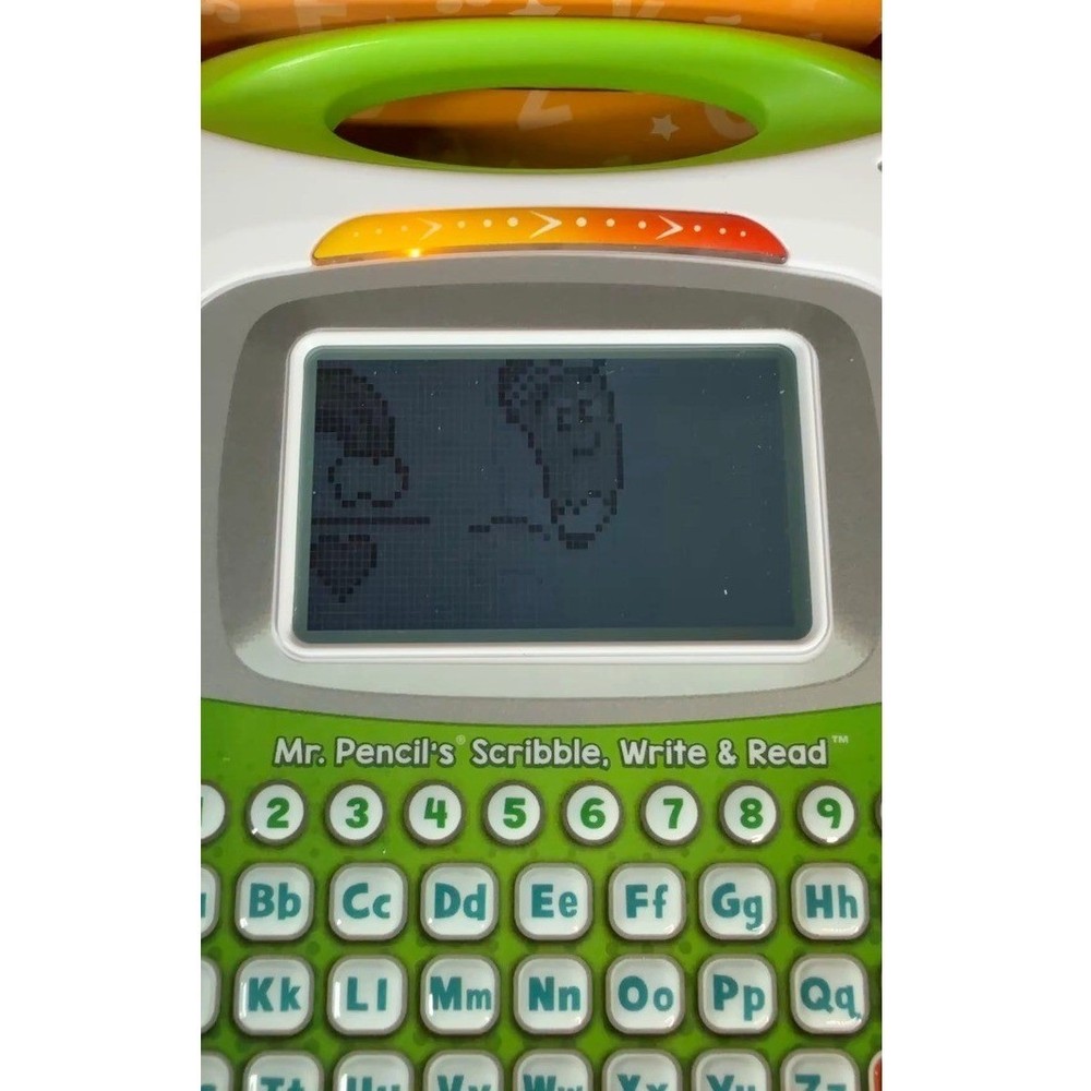 LeapFrog Mr Pencil Scribble Write Read Learning Toy Tablet Backlit Touchscreen