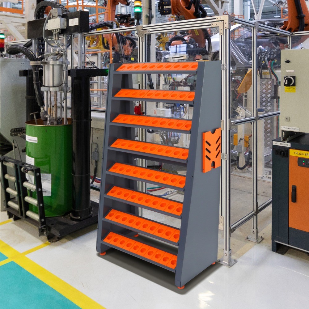 Tool trolley CAT40-BT40 multi-function tool management rack milling cutter chuck