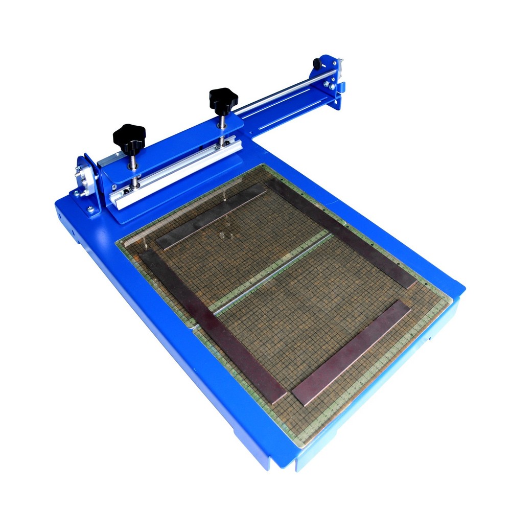 One Color Sliding Screen Printer Universal Two Directions Parallel Movement