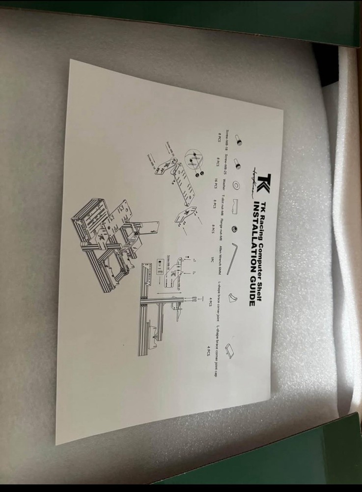 TK Racing PC Shelf New - Open Box