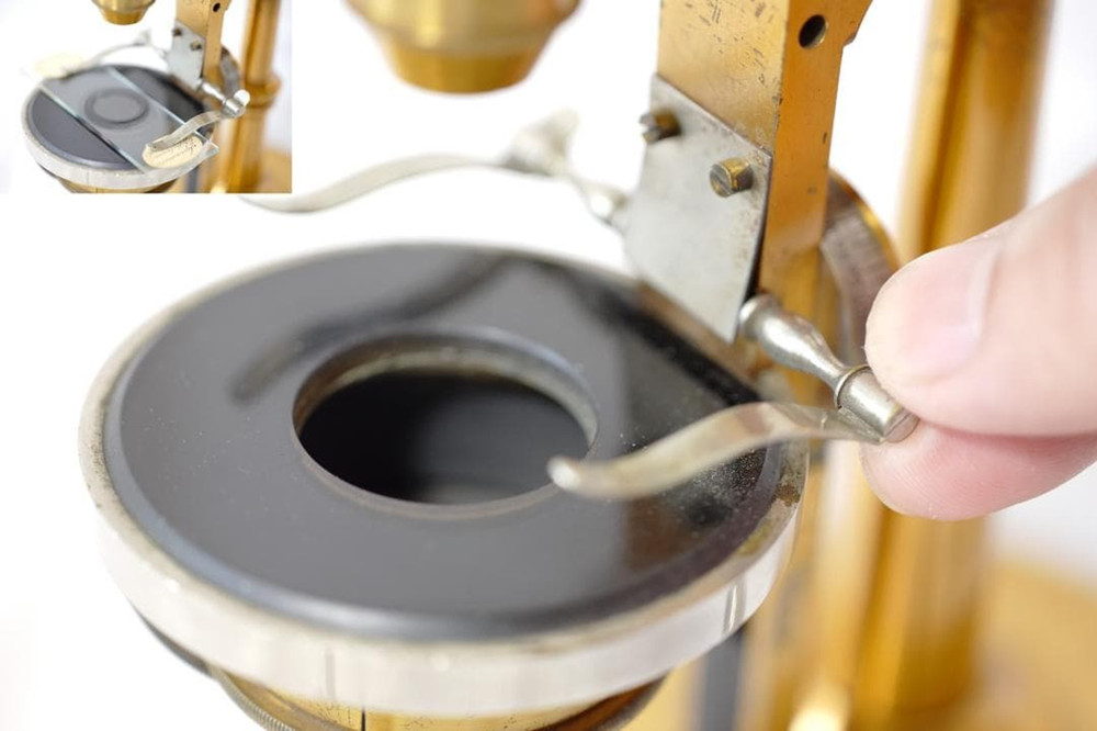 Antique Microscope Bausch & Lomb Griffith Club Model Microscope