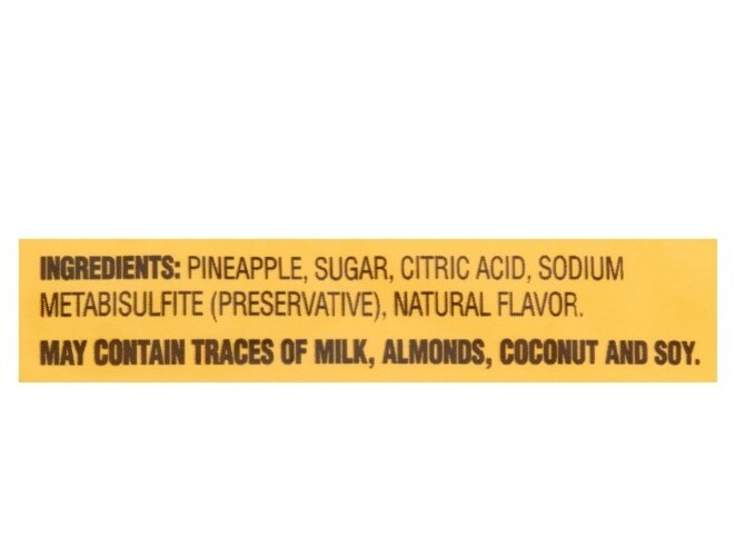 3 PACK Great Value Sweetened Dried Pineapple 6 OZ Each
