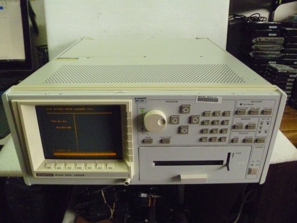 ADVANTEST R7430 DATA LOGGER