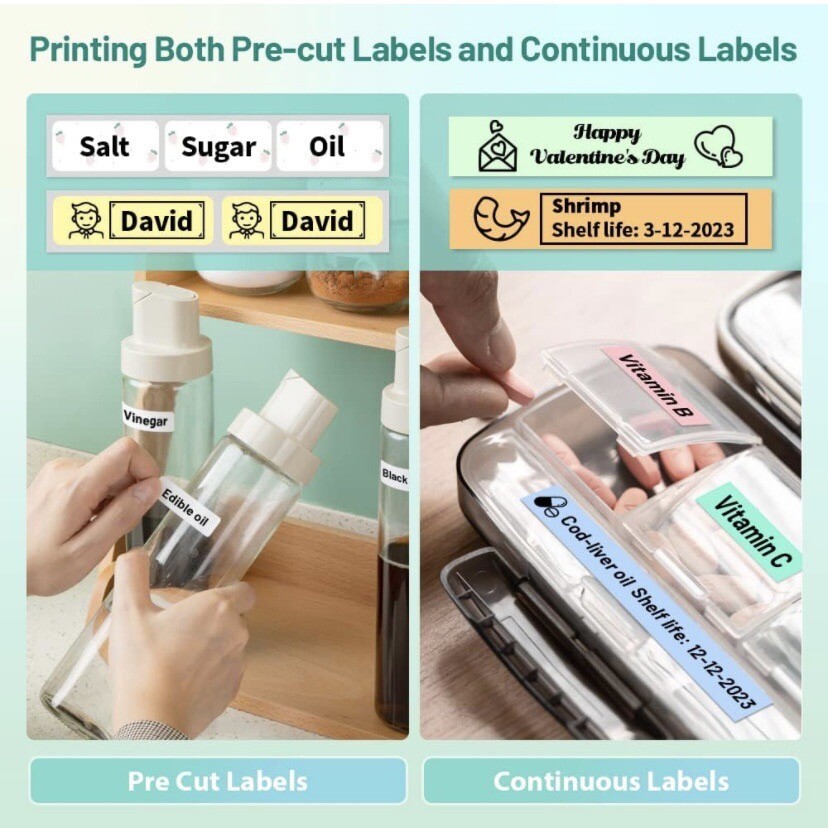 label maker machine With Tape, Bluetooth Printer