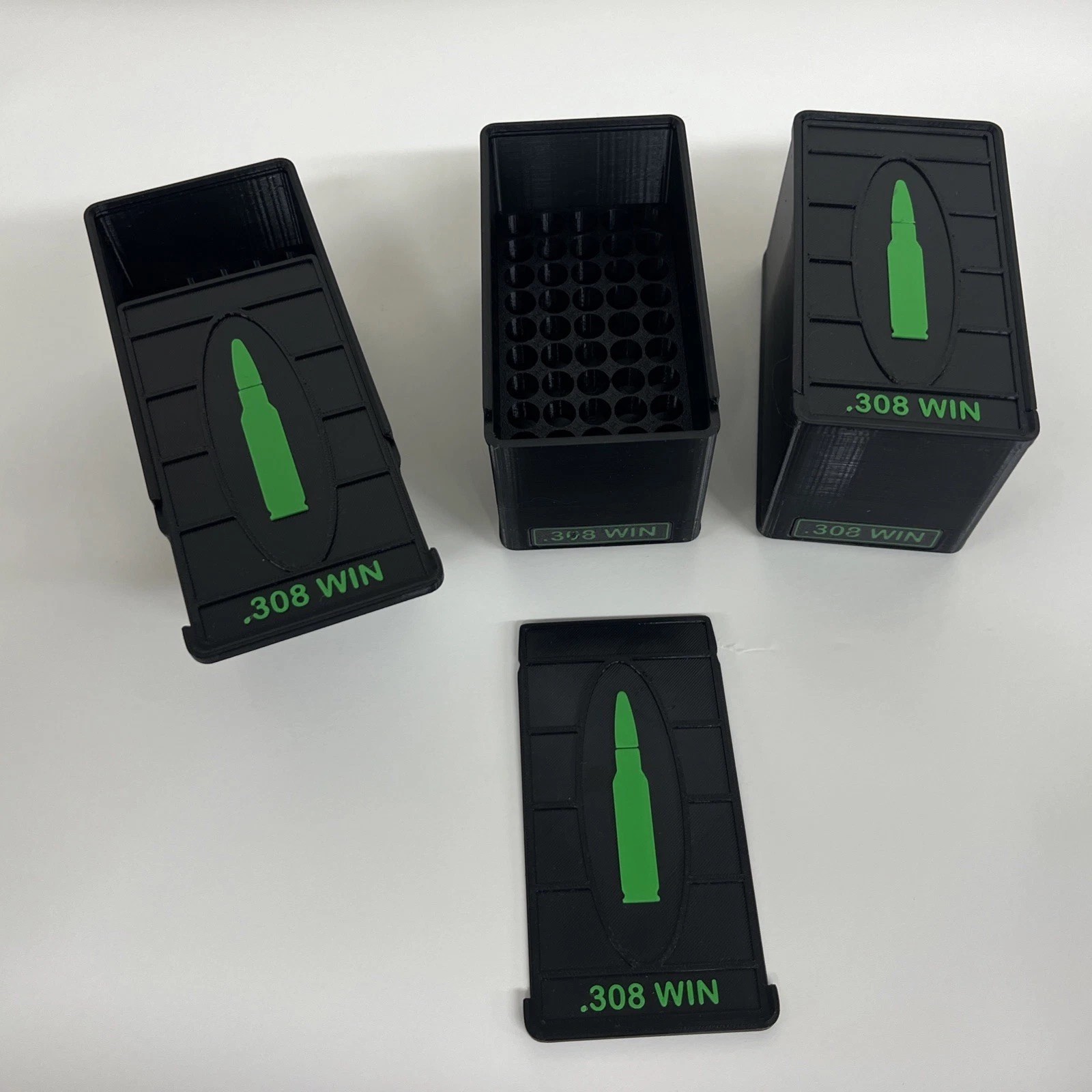 .308 / 7.62x51mm Ammo Box 50rd Capacity (3 Pack)