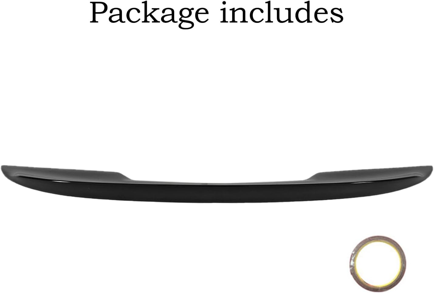 For Lexus IS300 IS350 IS500 2021-2025 Gloss Black Duckbill Rear Trunk Spoiler