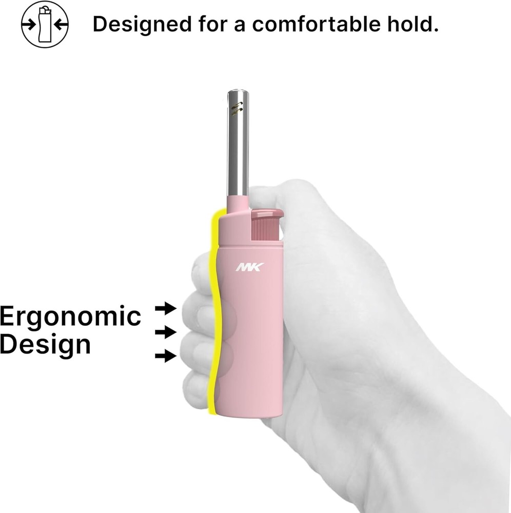 5-PACK MK Lighter Range Series, Pastel Set, Windproof (00841)