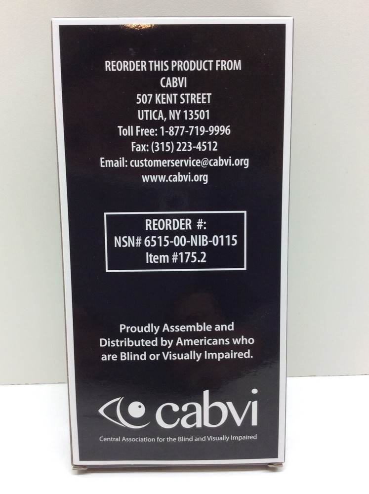 Cabvi Better Touch Dual Head Black Stethoscope Lightweight