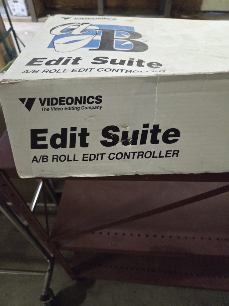 VIDEONICS Edit Suite A/B Roll Controller AB-1 With Adapter, Manual, Box