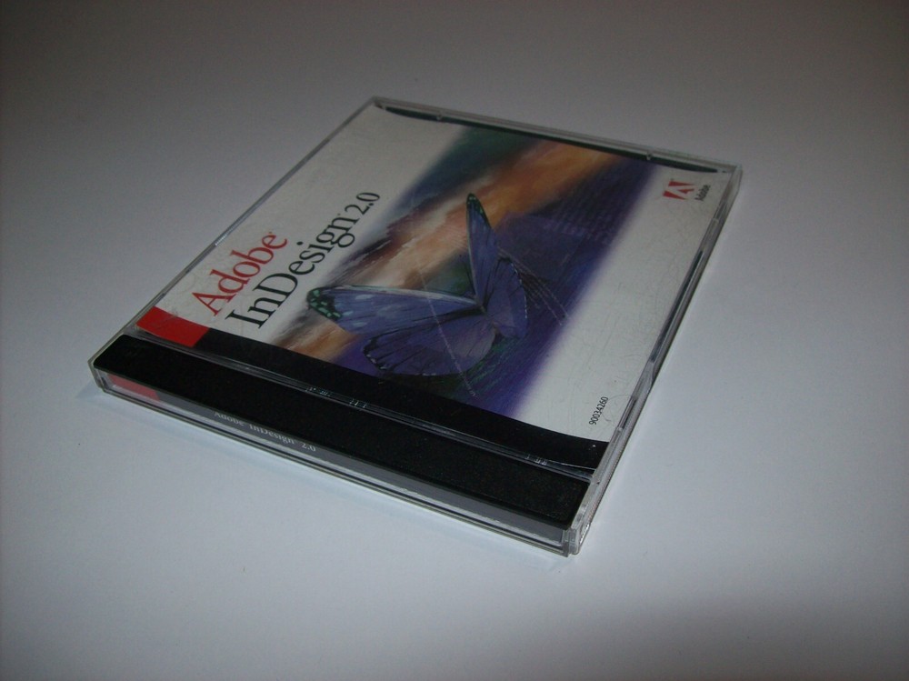Adobe InDesign 2.0 Educational Version McIntosh 2 CDs with Serial no, x