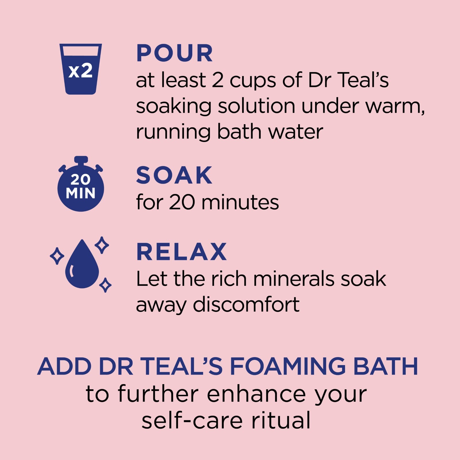 Dr Teal's Pure Epsom Salt Soak, Therapeutic, Fragrance Free, 6 lbs
