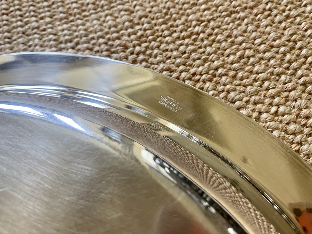 Vintage Sheffield Silverplate Apollo Covered Dish