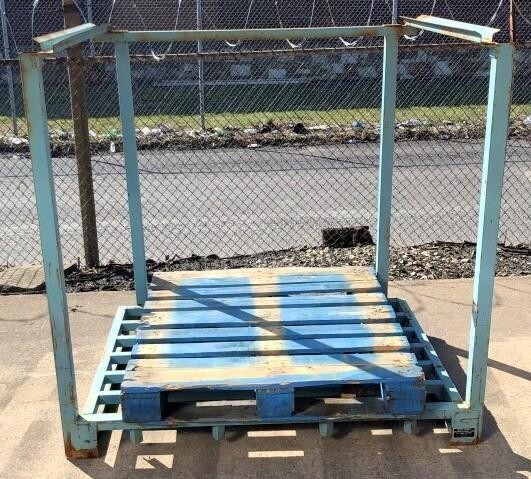 Portable Stack Rack Nestable Nesting Stacking Pallet Stack Warehouse Stacker