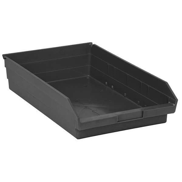 Quantum Storage Systems Qsb110bk Shelf Storage Bin, Polypropylene/Polyethylene,