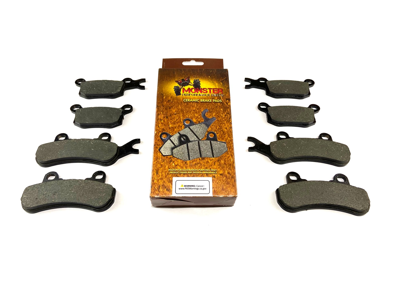 Brake Pad Set for Can-Am Defender HD8 & HD10 Monster Performance Ceramic