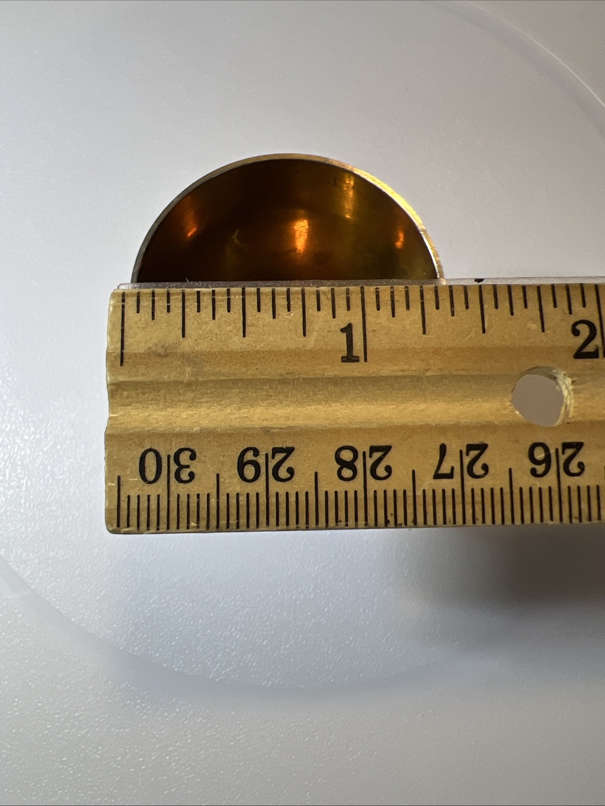 Antique Silver German Shot Glass Gold Washing Vermeil Stamp Made In Germany “B”