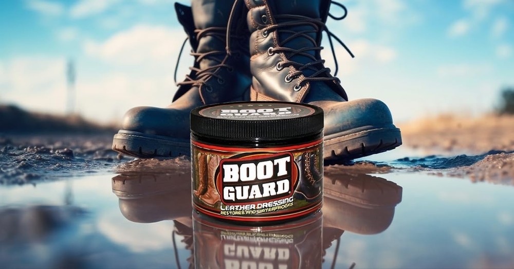 Non-Toxic Leather Dressing - 5oz Jar for Restoring Boots & Jackets Effortlessly