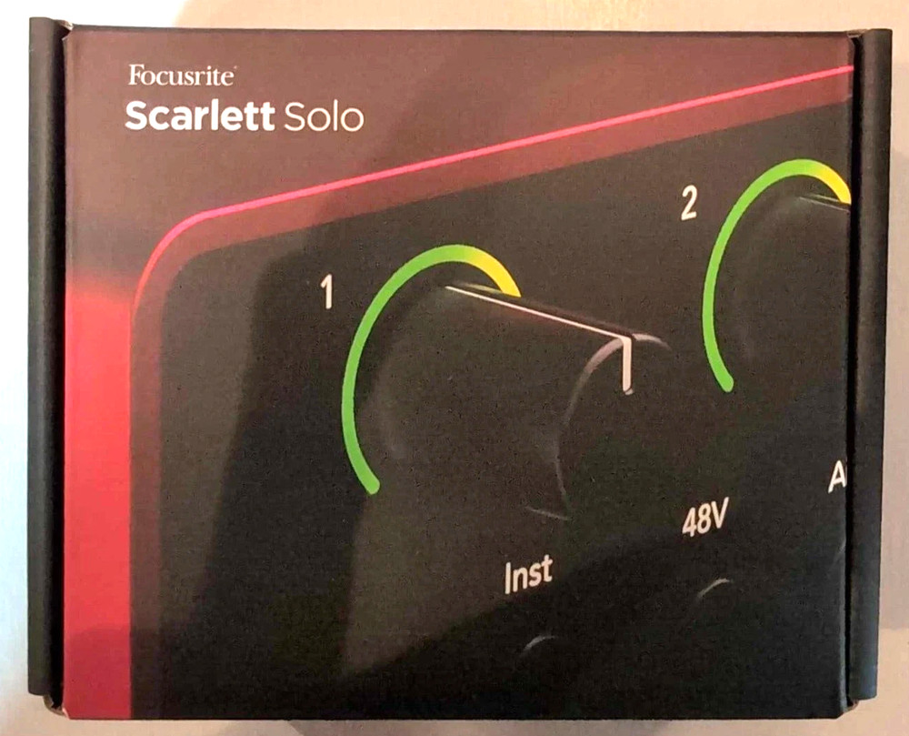 Focusrite Scarlett Solo 4th Gen USB Audio Interface