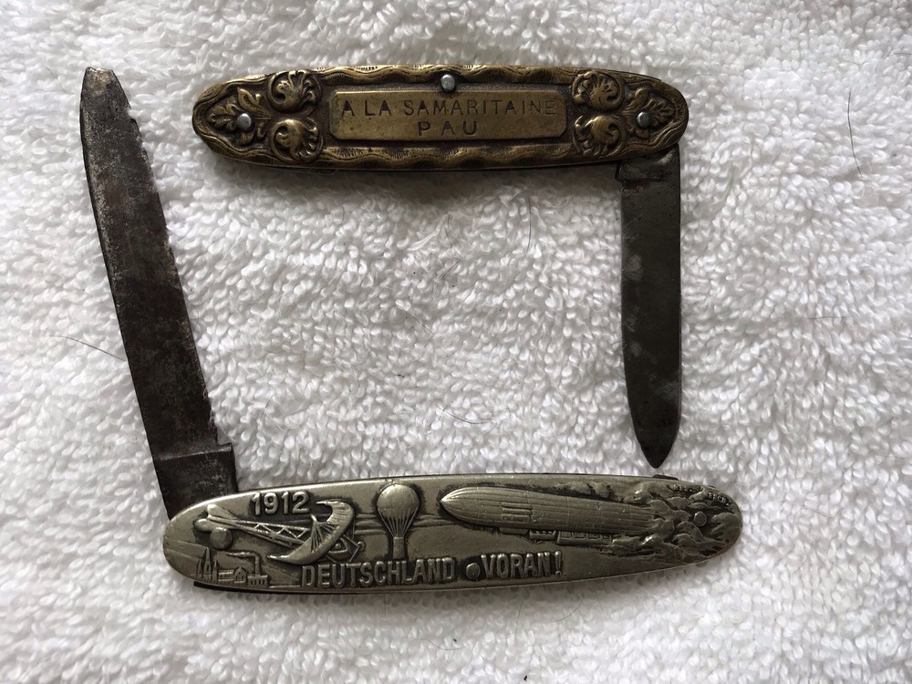Two Zeppelin Pen Knives - 1920’s