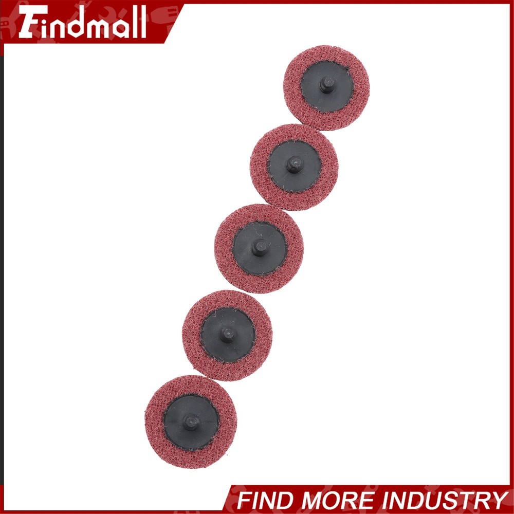 Findmall 25 Pcs 2 Inch Medium Surface Conditioning Quick Change Prep Pad Discs