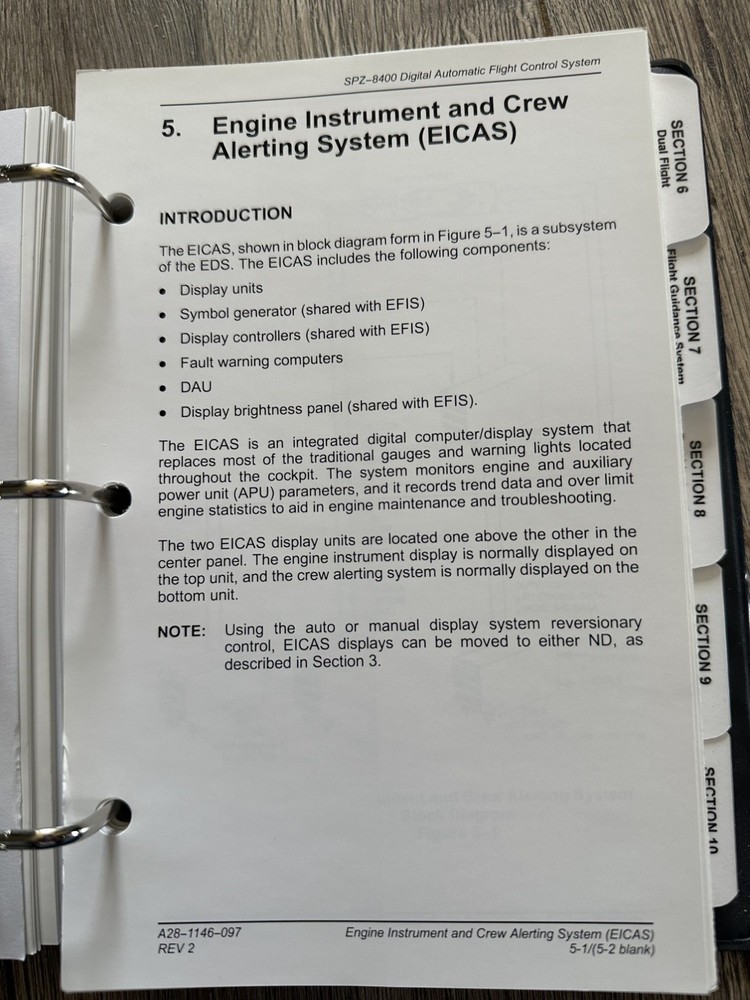 Gulfstream IV SPZ-8400 Digital Automatic Flight Control System Pilots Manual