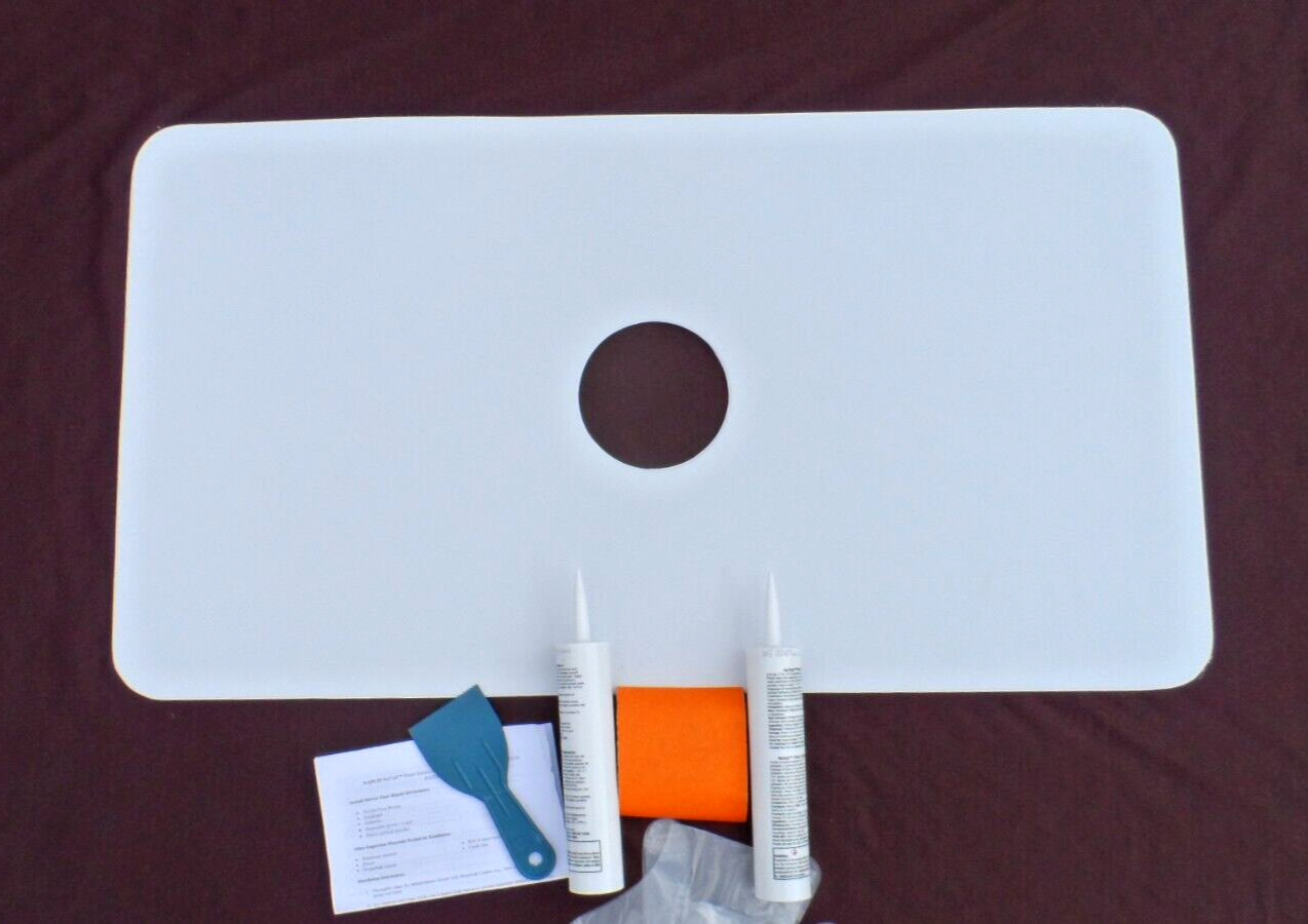 Napco NuTub Shower Bathtub Base Floor Repair Kit Inlay 22" X 40" White