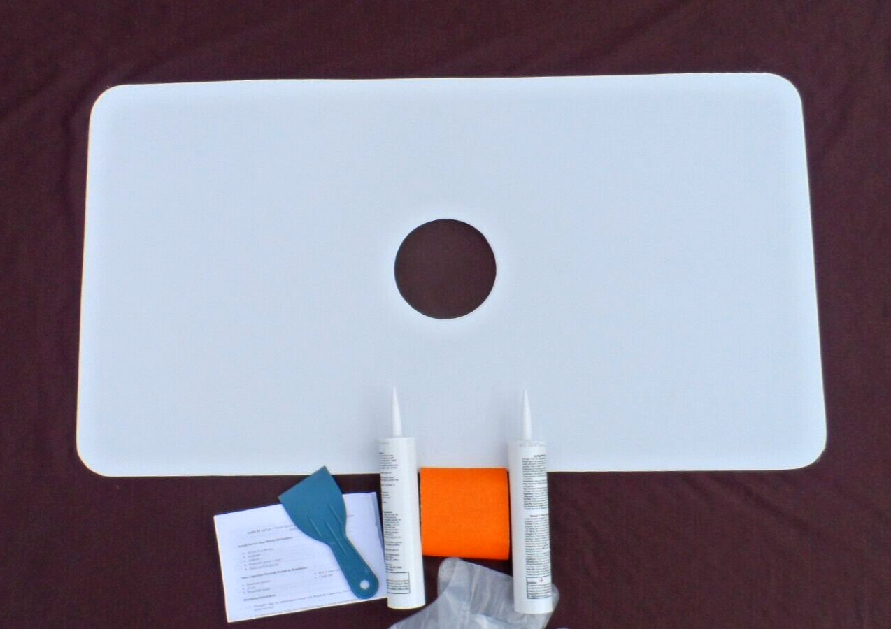 Napco NuTub Shower Bathtub Base Floor Repair Kit Inlay 22" X 40" White