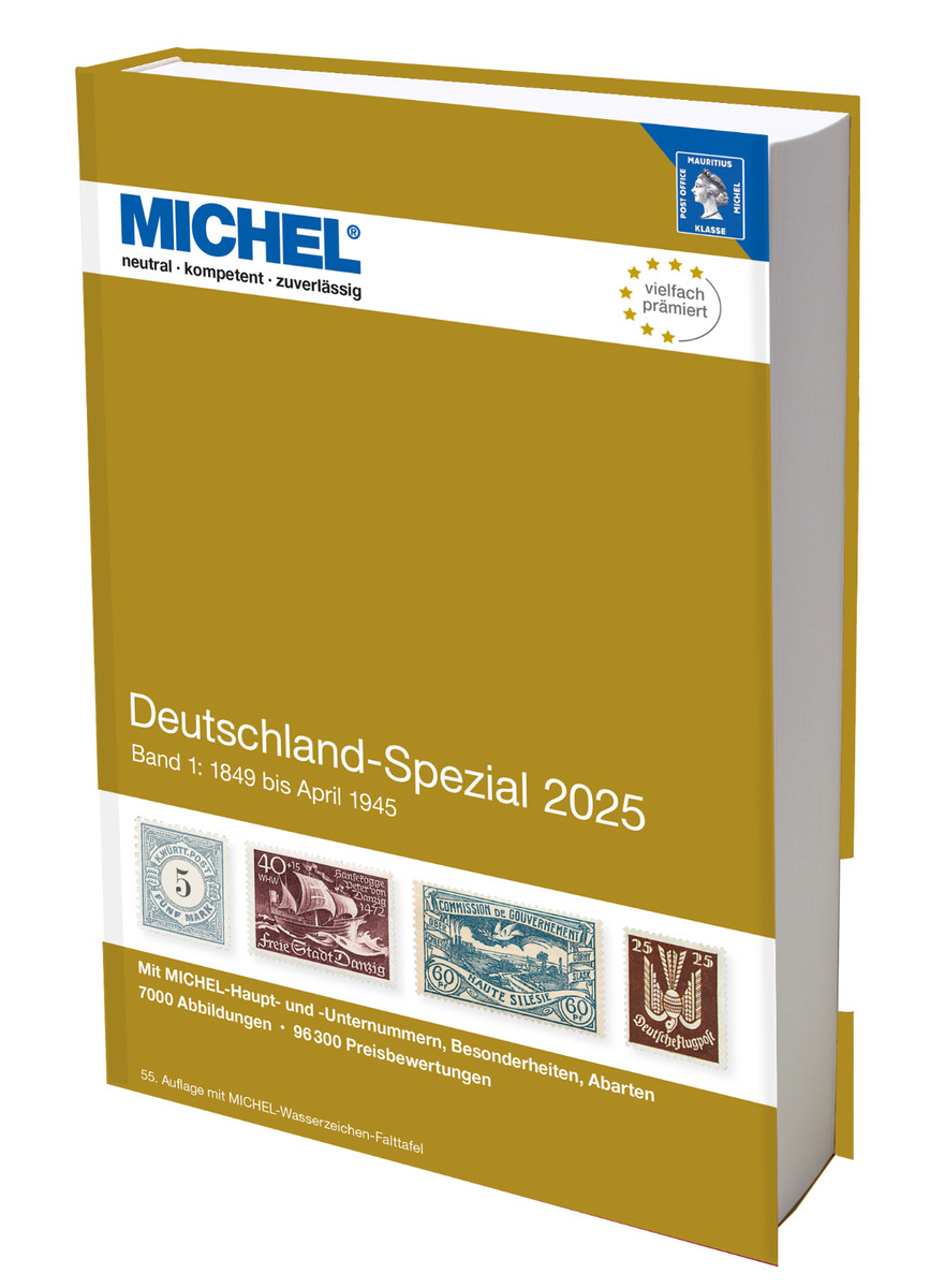 MICHEL Stamp Catalogue Germany Special 2025 - Volume 1 (1849-April 1945NEW