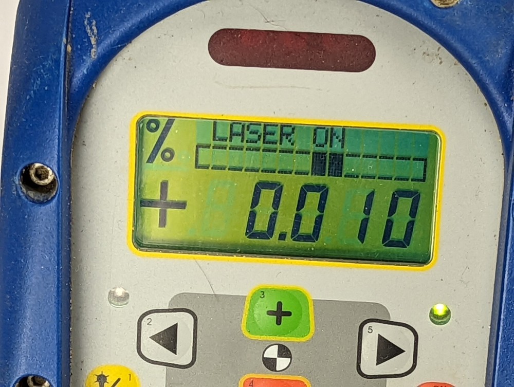 Spectra Precision DG711 Pipe Grade Level Laser W/ Case