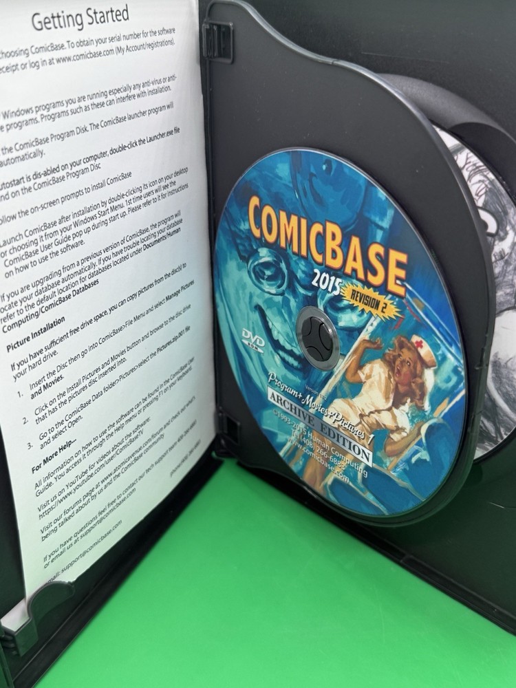 ComicBase 2015 DVD(3 Disc Set) ARCHIVE EDITION Software