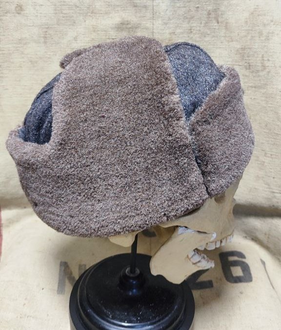 ORIGINAL WW2 RKKA RED ARMY SOLDIER OFFICER WINTER CAP USHANKA RARE 1940s