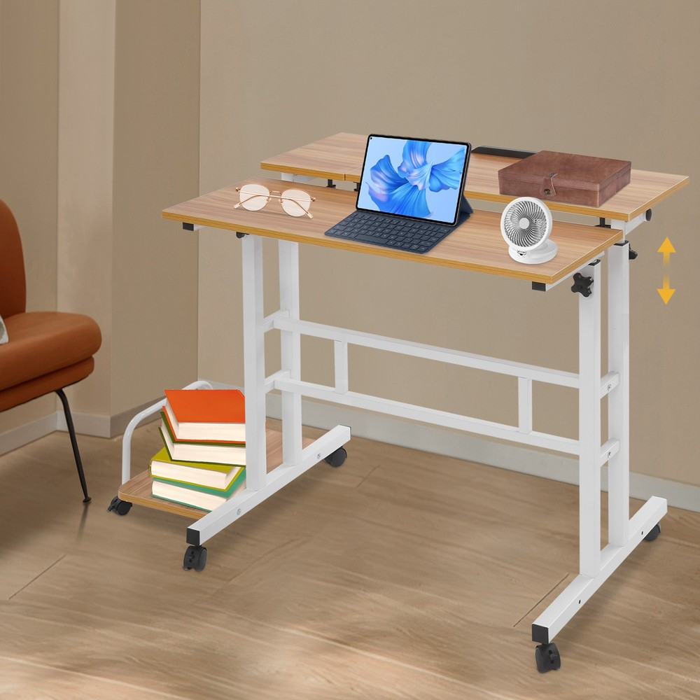 Multi Functional Foldable Desk, Modern Computer Desk, Adjustable Computer Table