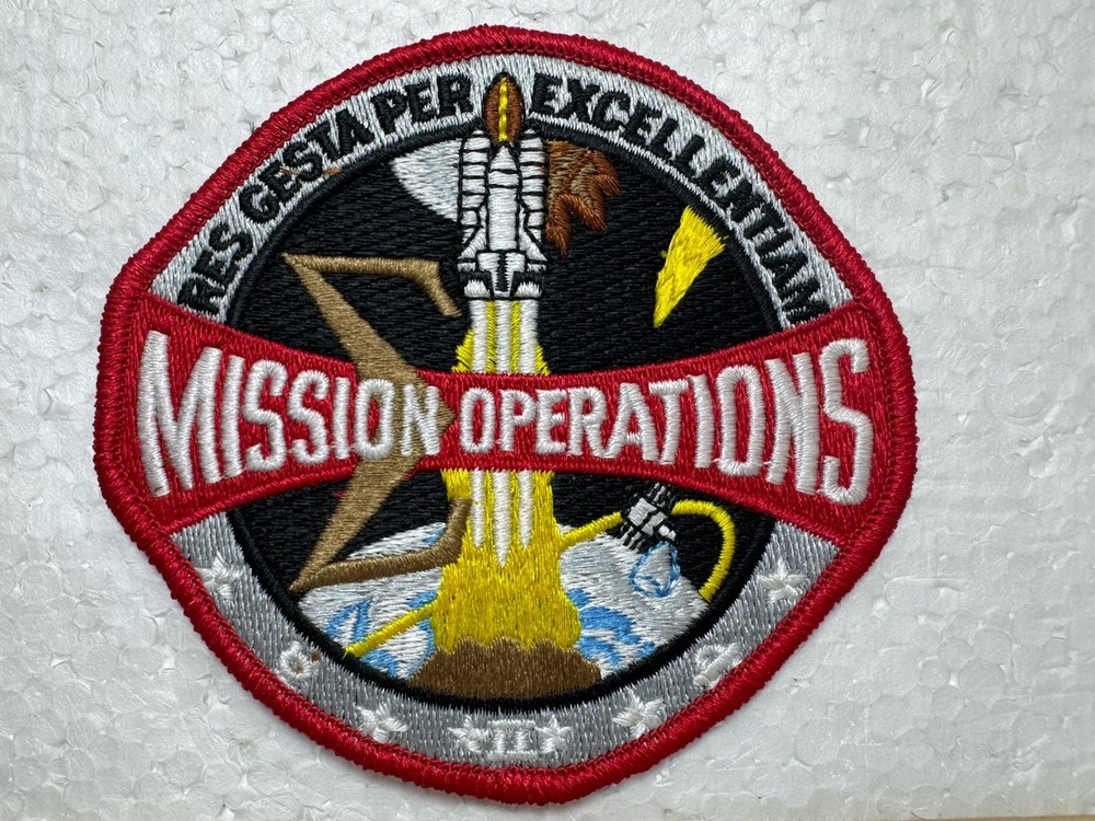 NASA Space Shuttle Patch- Mission Operations