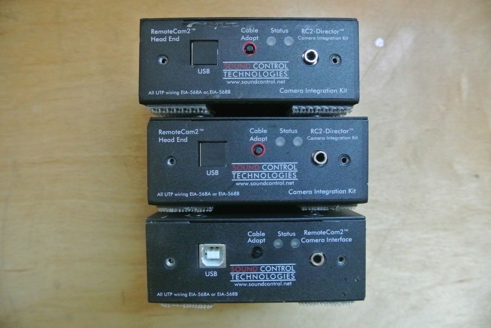 LOT 3 SOUND CONTROL TECHNOLOGIES CAMERA MODULES (2)RC2D-HE DIRECTOR (1) RC2 CAM2