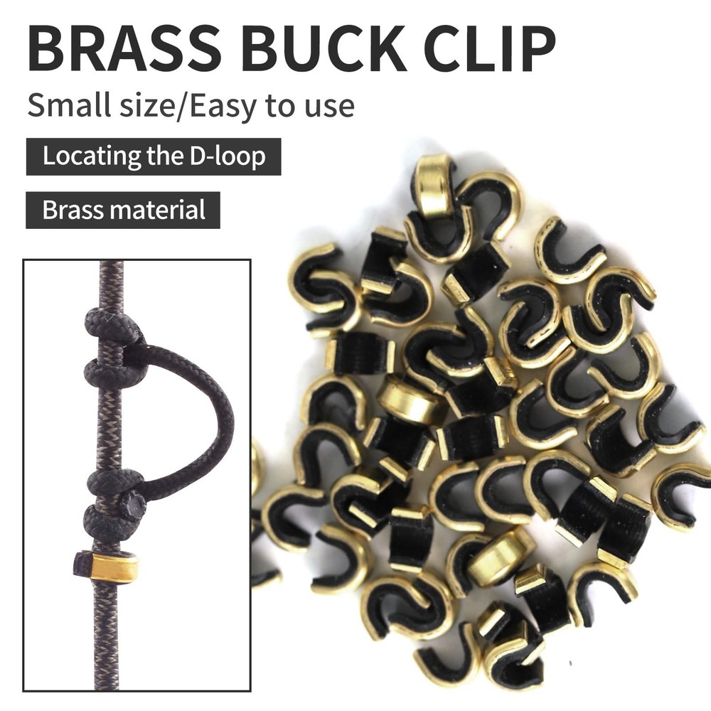 40 Pcs Bow String Nock Points Archery Bowstring Nocking Point Set Arrow Tool NEW