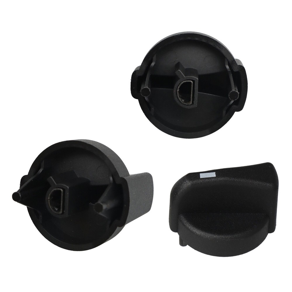 3Pcs AC Heater Control Knobs Replacement Kit For Peterbilt Models 1987-2011