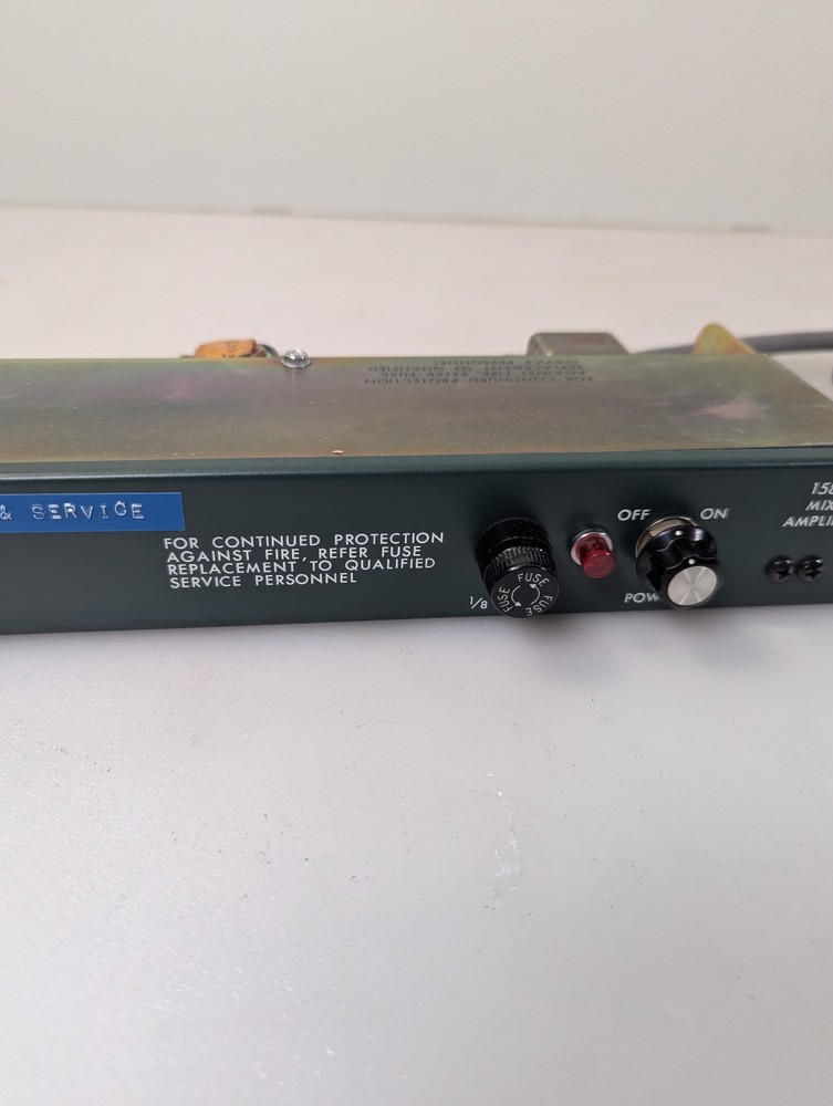 Vintage Altec 1589B Microphone Preamp,Summing Mixer / Parallel Processor(Read)