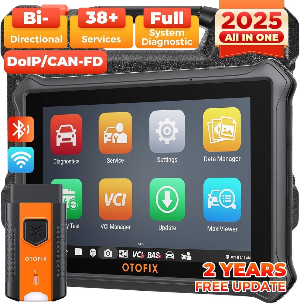 2025 OTOFIX D1 Lite Bidirectional Full System Diagnostic Tool Key Coding Scanner