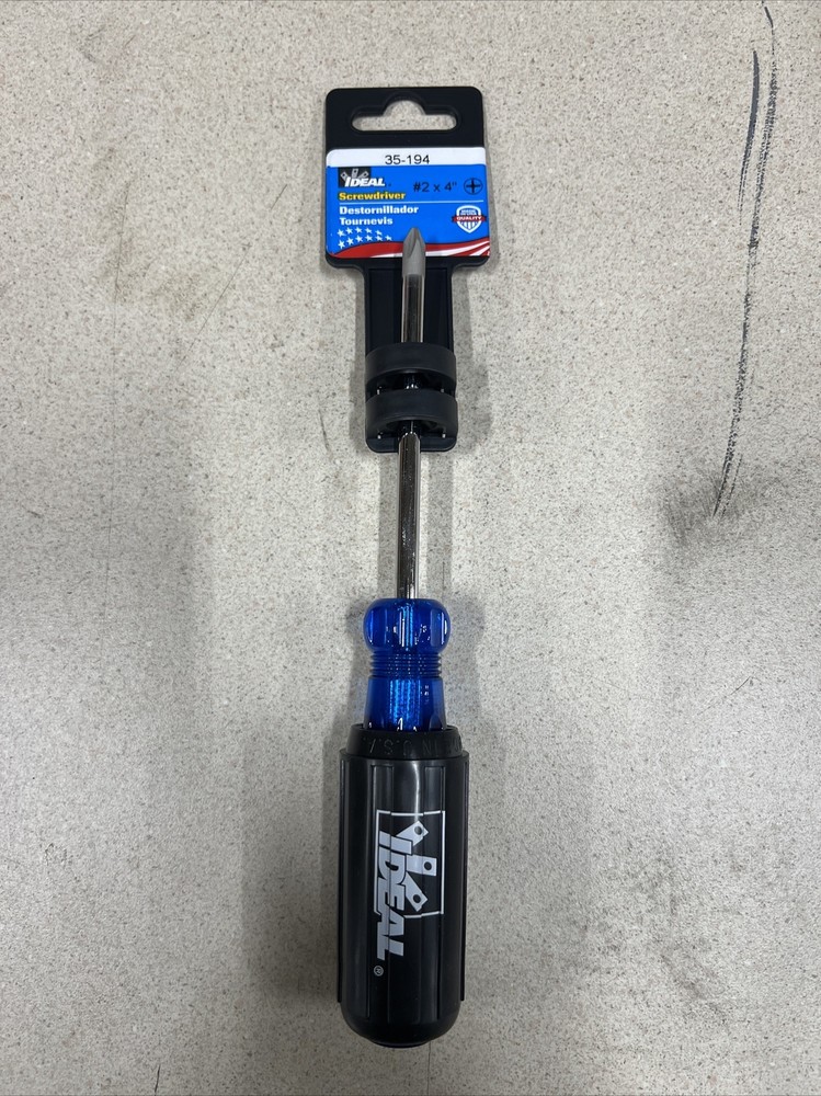 Ideal 35-194 Phillips Screwdriver #2 x 4" (4 PACK)