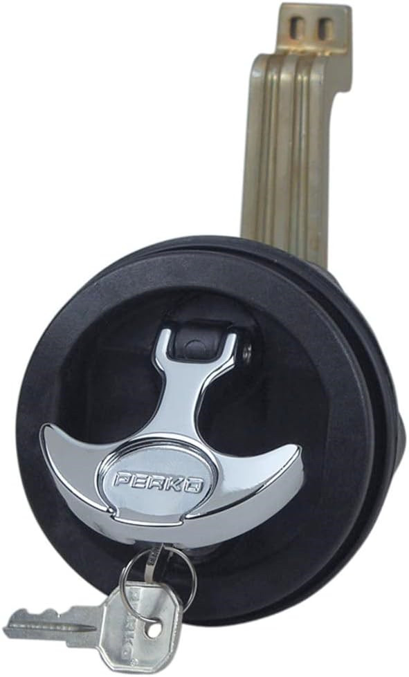 Perko 1091DP4BLK Surface-Mount Locking Latch for 1/8" to 3/4"