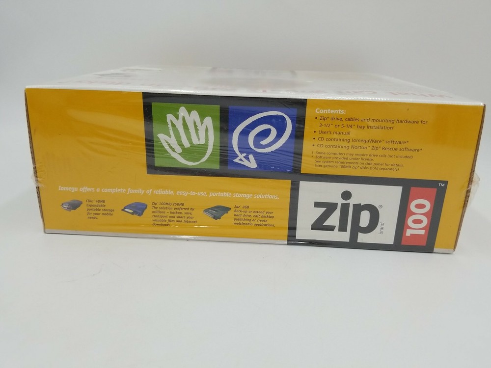 Iomega Zip 100 ATAPI IDE Internal Drive SuperFloppy Disks NEW