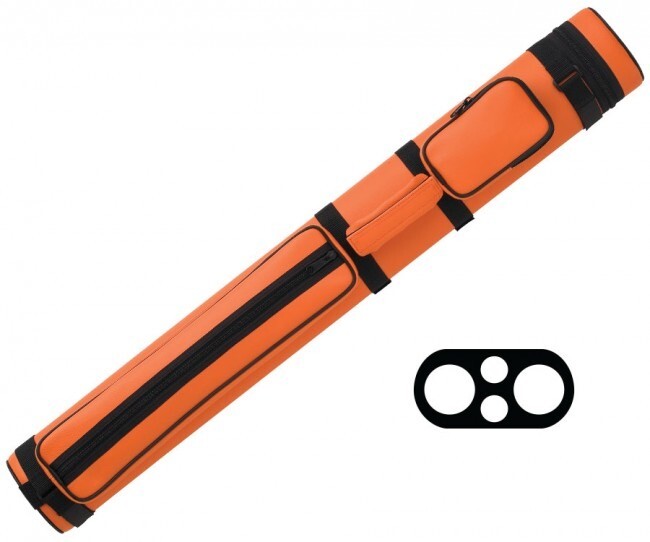 Action AC22 ORANGE 2Bx2S Billiards Pool Cue Stick Case w/ Shoulder Strap