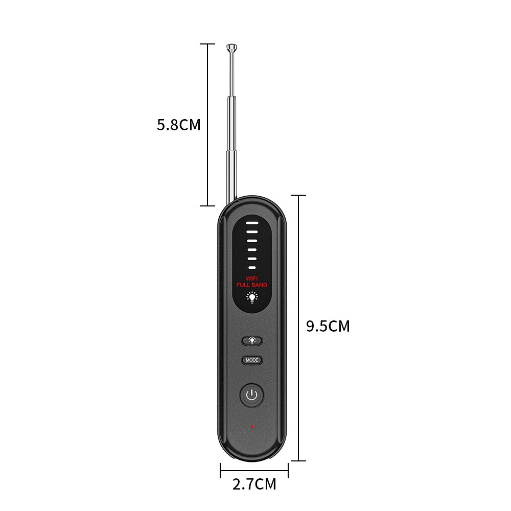 Hidden camera detector, portable wireless camera detector No wireless signal