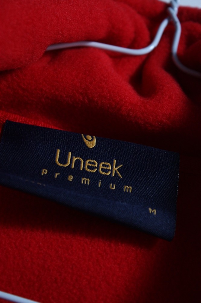 Uneek Fleece Jacket Red - Size Medium M (N33) BNOWT