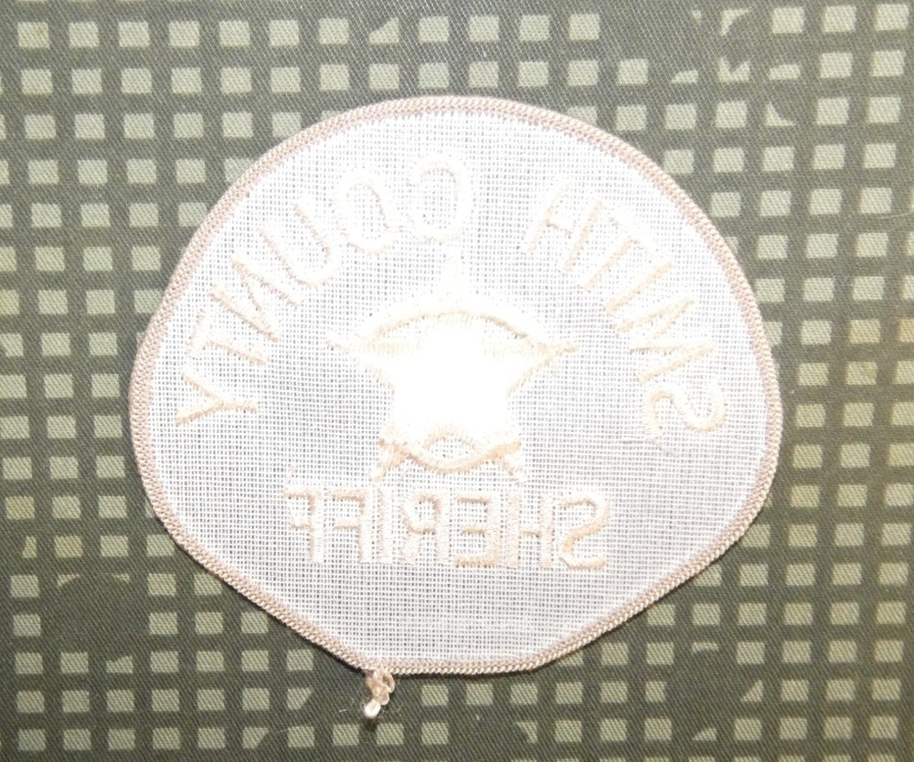 Vintage Smith County Sheriff's Department Shoulder Patch (Texas)